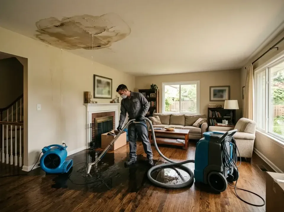attic-pipe-burst-ceiling-drip-008 — frequently asked questions, Water Damage Restoration & Carpet Care in Lennox, CA